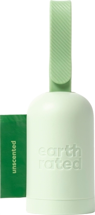 Dispenser med 15 Eco-Friendly poser fra Earth Rated 